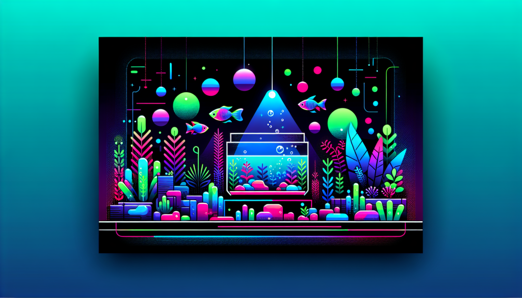 Modern flat design aquascaping illustration for undefined