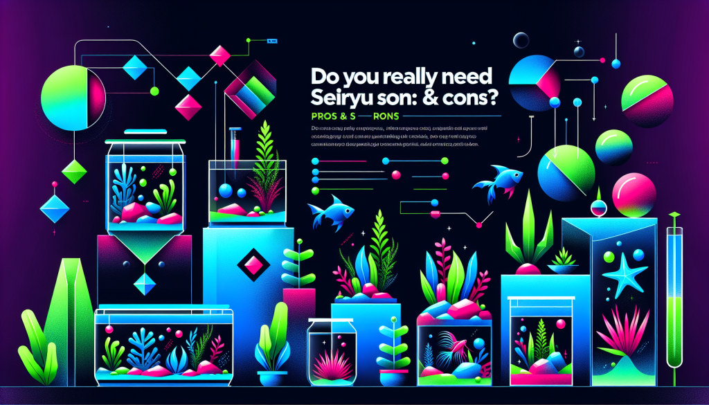 Modern flat design aquascaping illustration for undefined