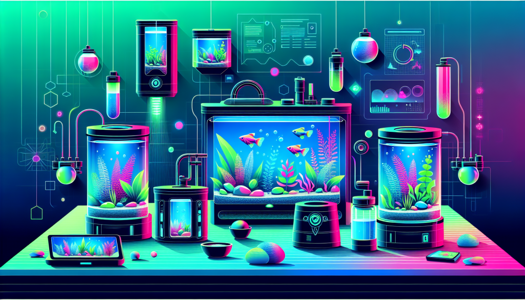 Modern flat design aquascaping illustration for undefined