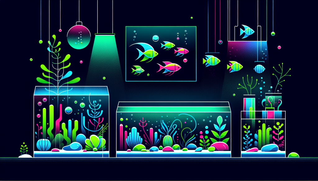 Modern flat design aquascaping illustration for undefined