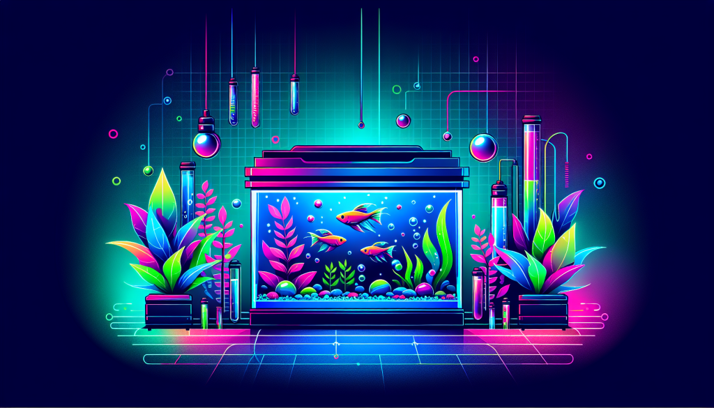 Modern flat design aquascaping illustration for undefined