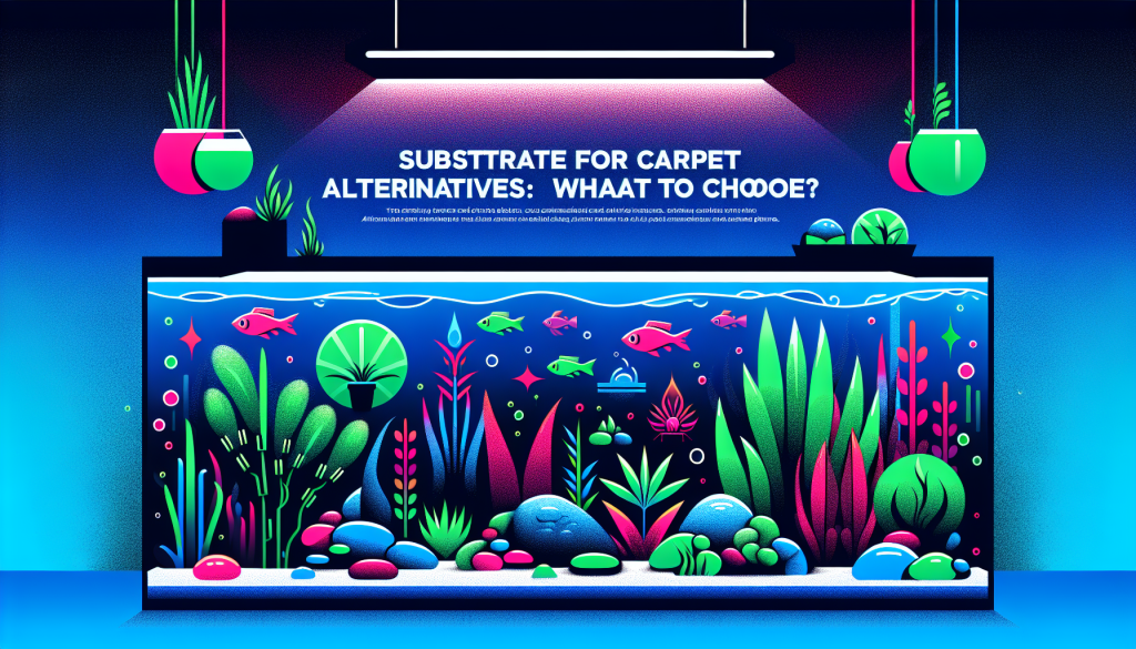 Modern flat design aquascaping illustration for undefined