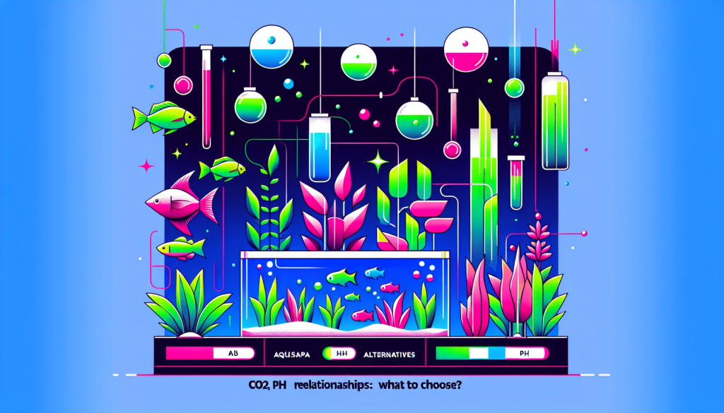 Modern flat design aquascaping illustration for undefined