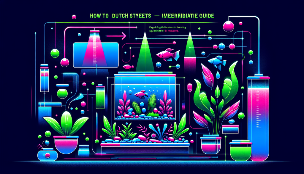 Modern flat design aquascaping illustration for undefined