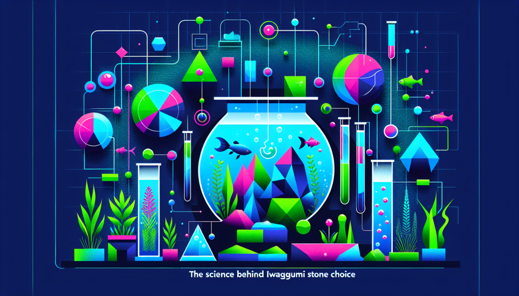Modern flat design aquascaping illustration for undefined