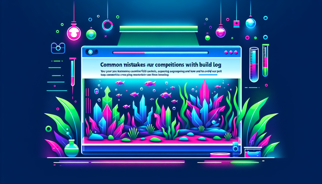 Modern flat design aquascaping illustration for undefined