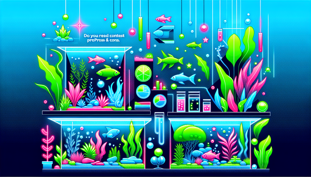 Modern flat design aquascaping illustration for undefined