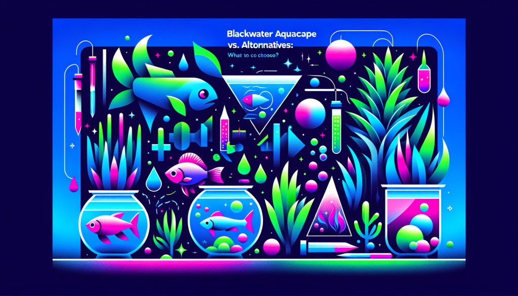 Modern flat design aquascaping illustration for undefined