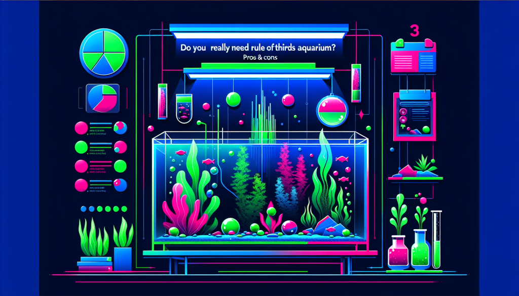 Modern flat design aquascaping illustration for undefined