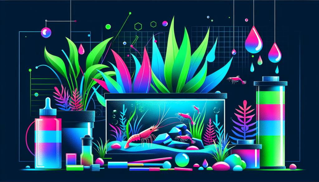 Modern flat design aquascaping illustration for undefined