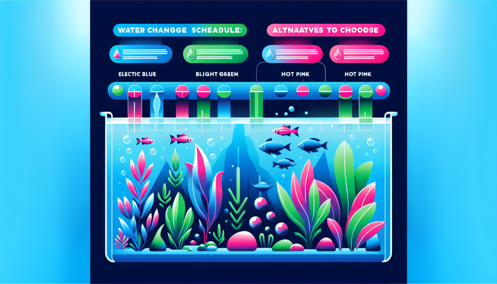 Modern flat design aquascaping illustration for undefined