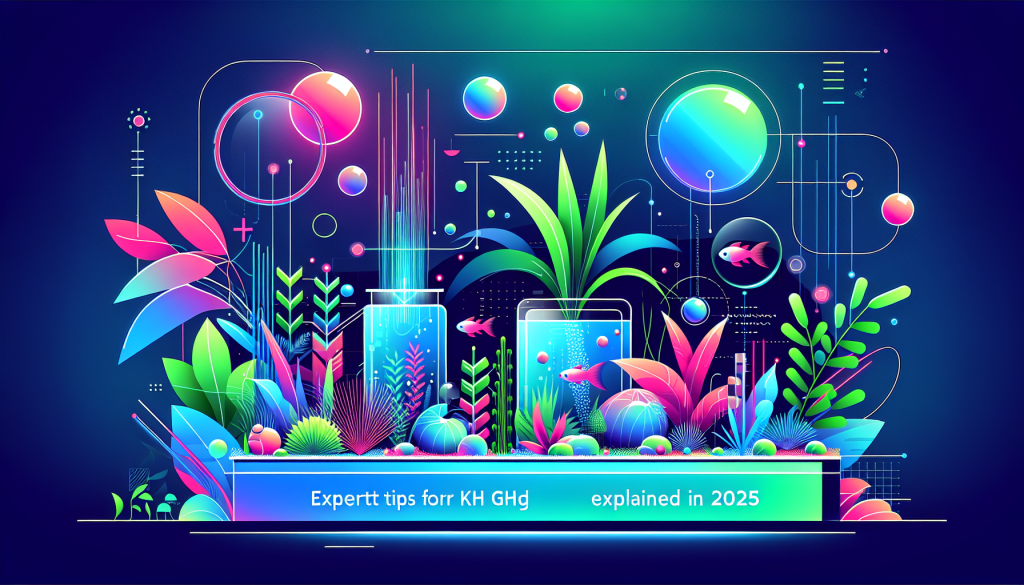Modern flat design aquascaping illustration for undefined