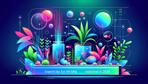 Modern flat design aquascaping illustration for undefined