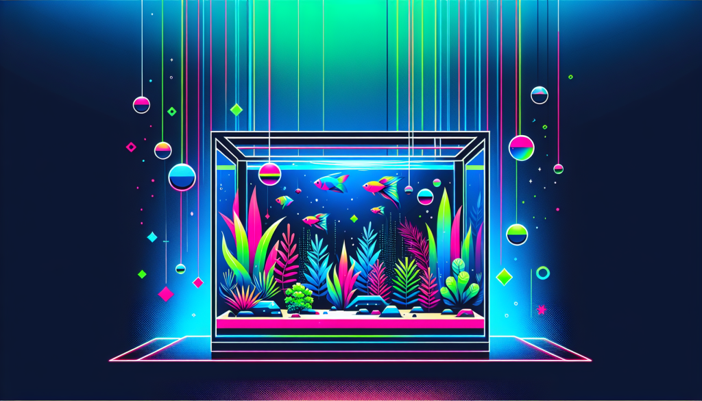 Modern flat design aquascaping illustration for undefined