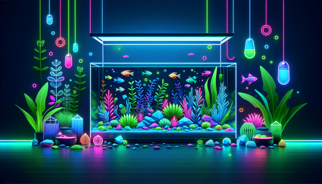 Modern flat design aquascaping illustration for undefined