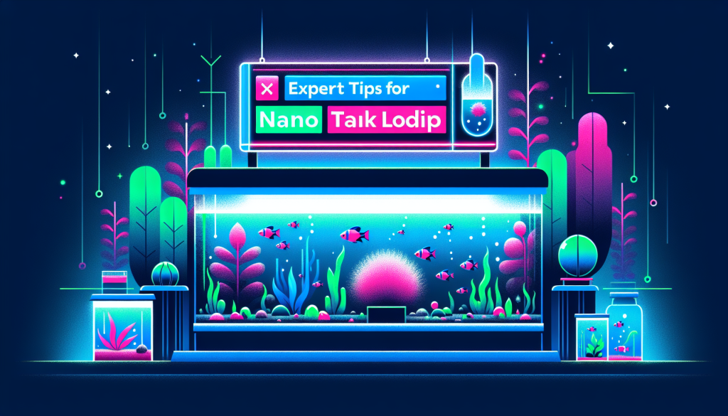 Modern flat design aquascaping illustration for undefined