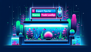 Modern flat design aquascaping illustration for undefined