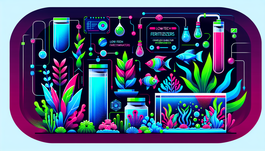 Modern flat design aquascaping illustration for undefined
