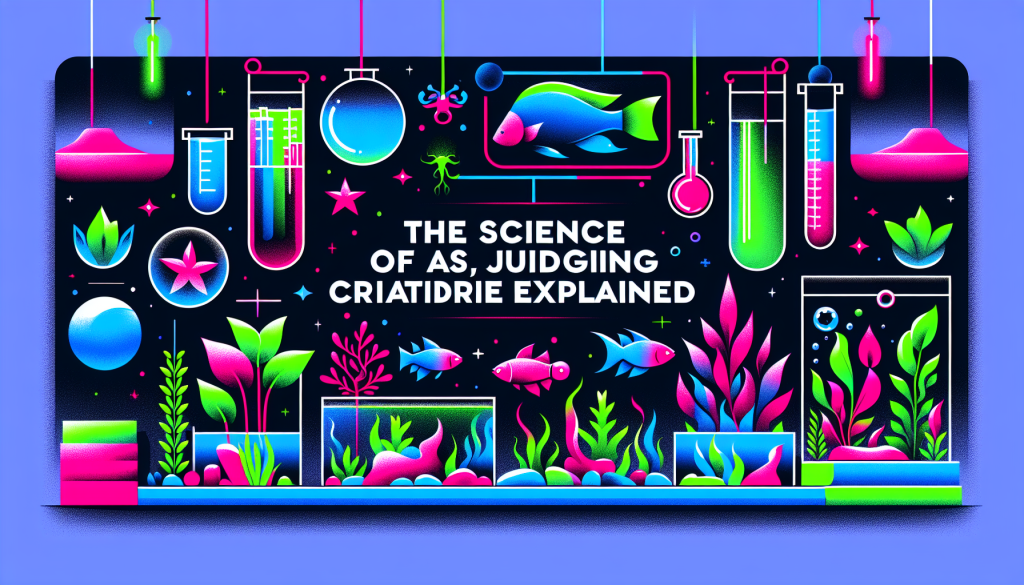 Modern flat design aquascaping illustration for undefined