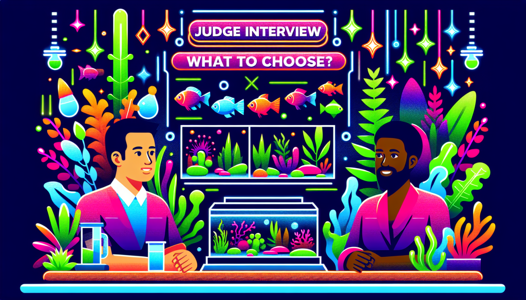 Modern flat design aquascaping illustration for undefined
