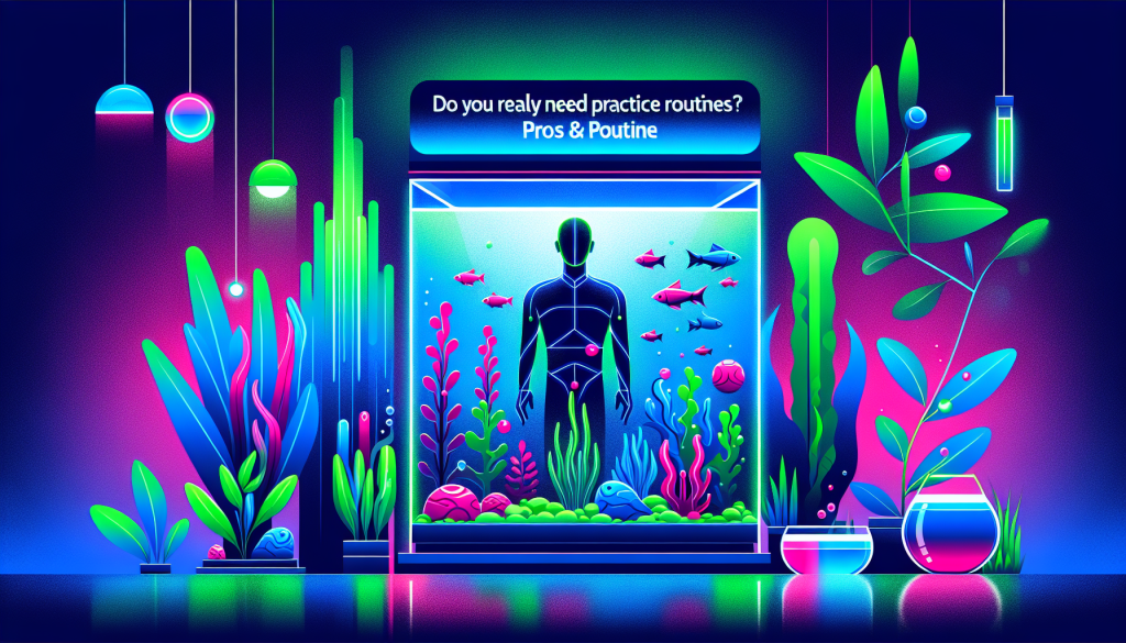 Modern flat design aquascaping illustration for undefined
