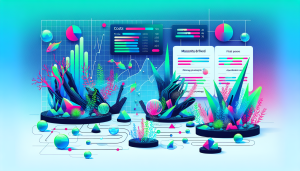 Modern flat design aquascaping illustration for undefined