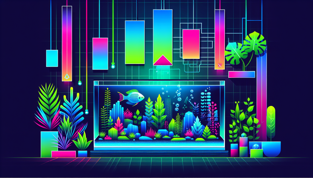 Modern flat design aquascaping illustration for undefined