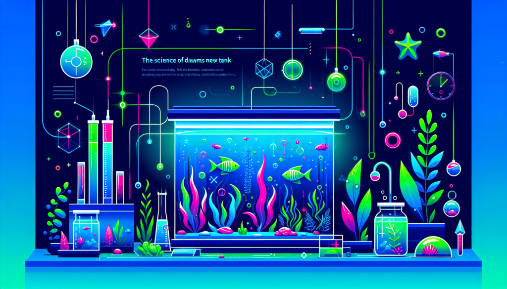 Modern flat design aquascaping illustration for undefined