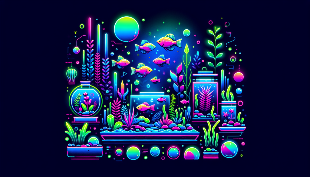 Modern flat design aquascaping illustration for undefined