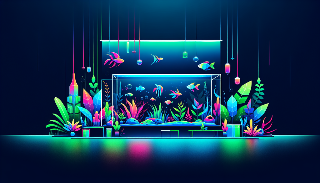 Modern flat design aquascaping illustration for undefined