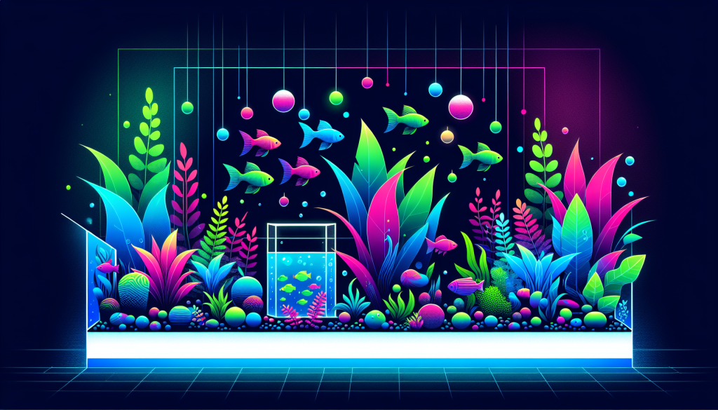 Modern flat design aquascaping illustration for undefined