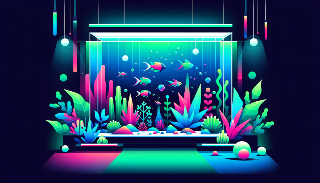 Modern flat design aquascaping illustration for undefined