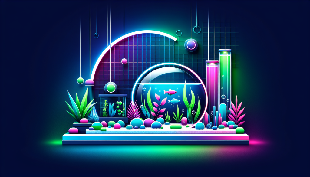 Modern flat design aquascaping illustration for undefined