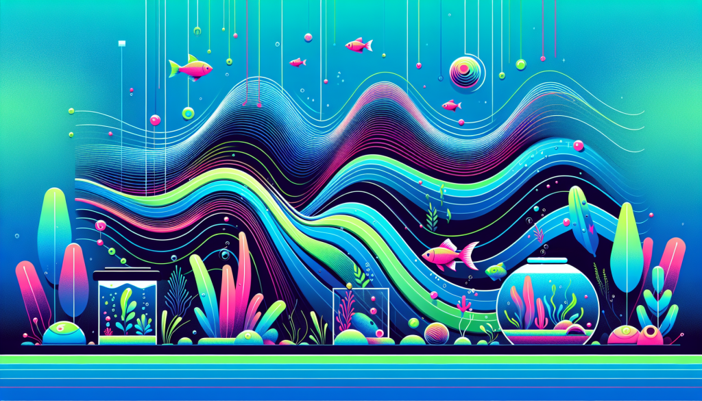Modern flat design aquascaping illustration for undefined