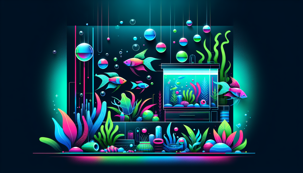 Modern flat design aquascaping illustration for undefined